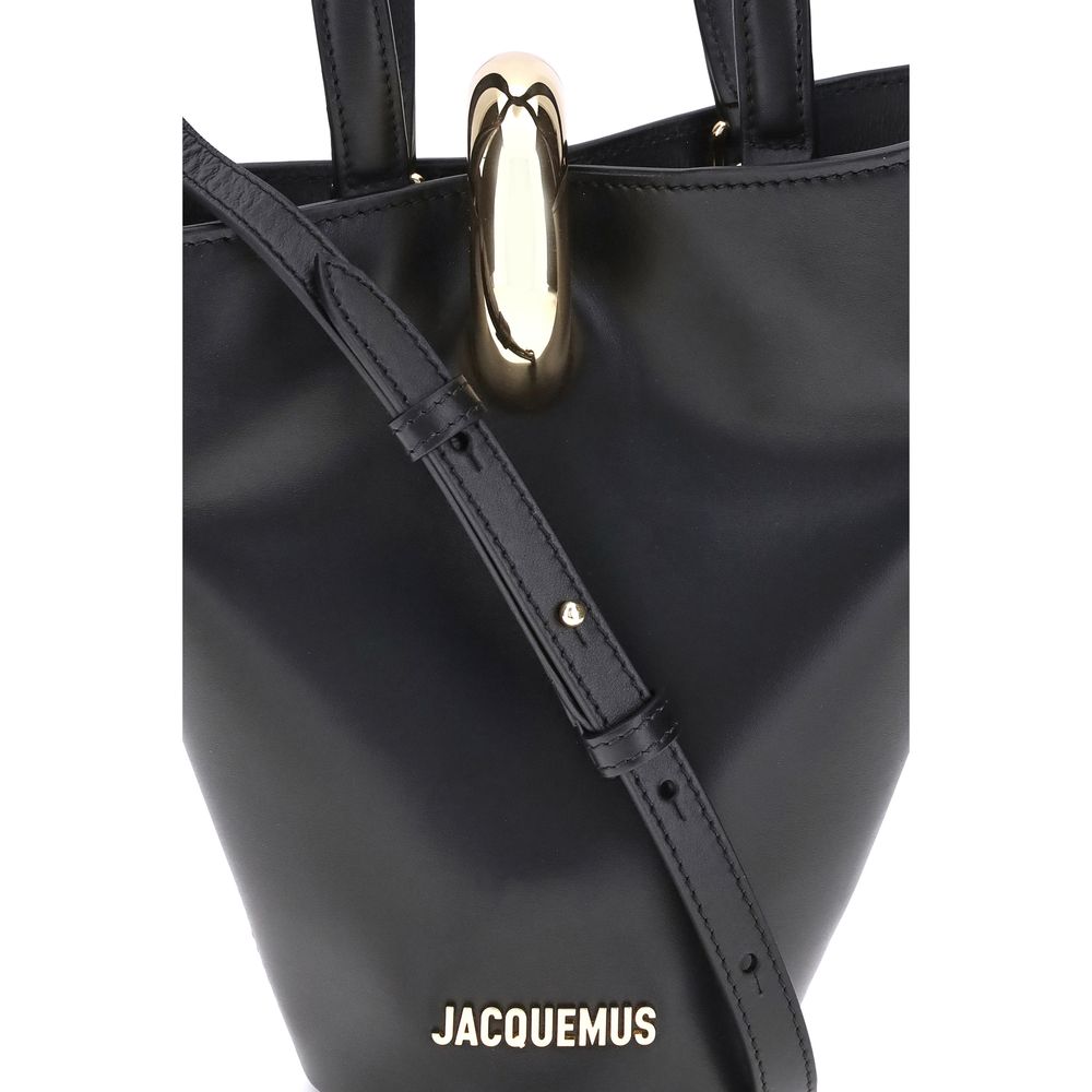 Jacquemus svart kalvläder Bos Taurus-väska