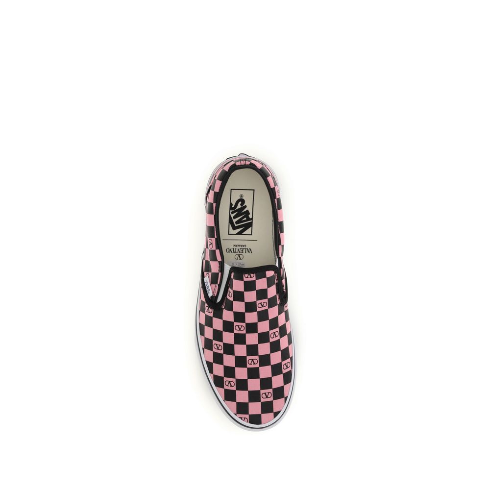 Valentino Garavani låga sneakers i flerfärgad bomull