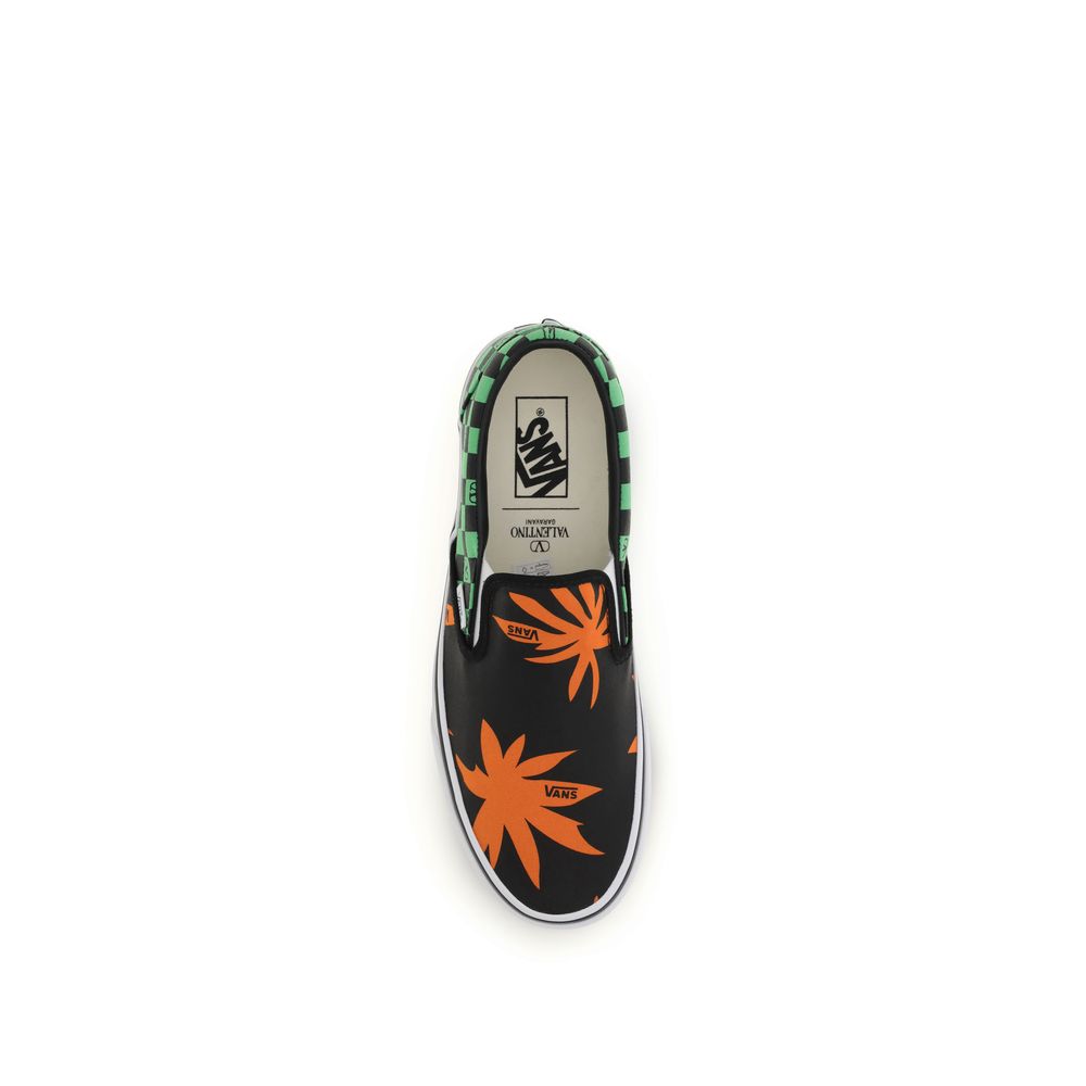 Valentino Garavani låga sneakers i flerfärgad bomull