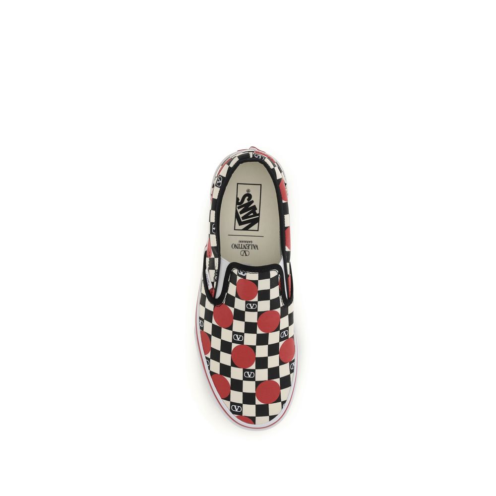Valentino Garavani låga sneakers i flerfärgad bomull