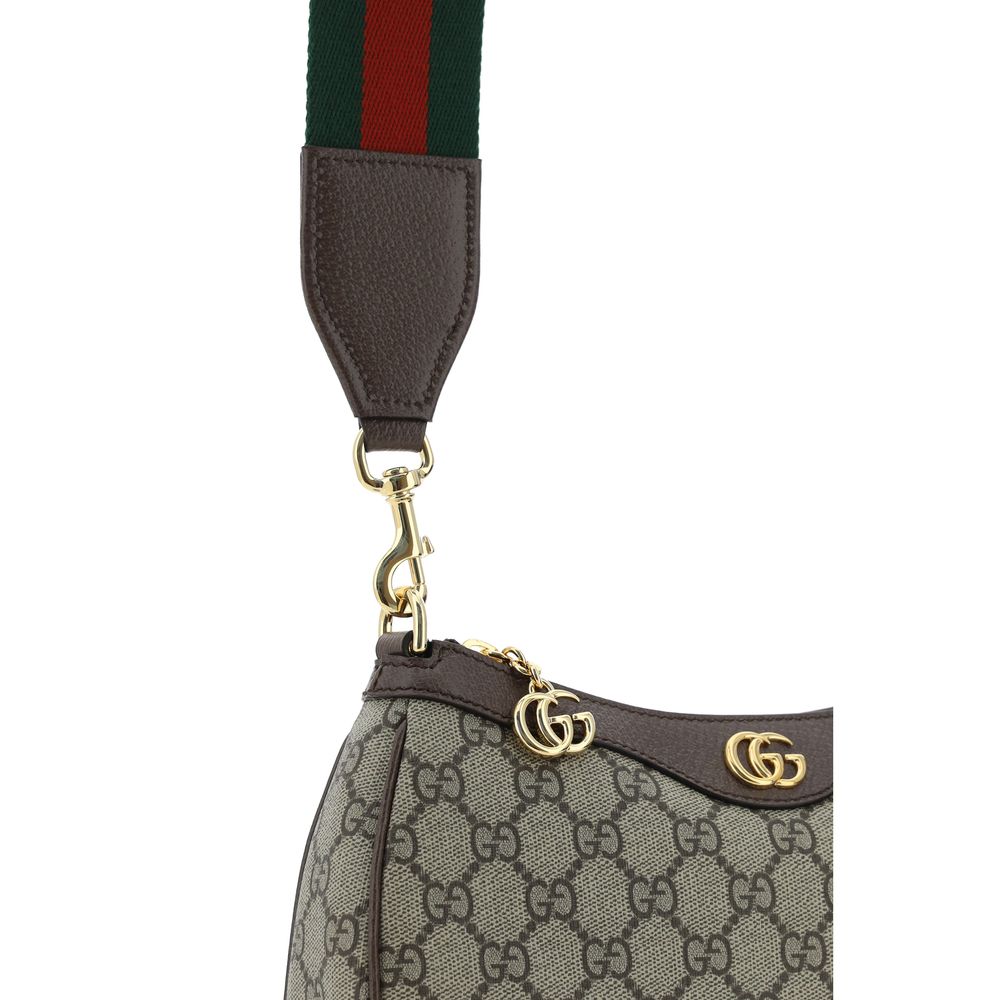 Gucci Brun Axelväska i Bomull