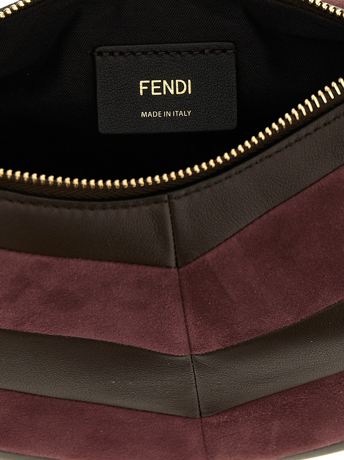 Fendi handväska i lammullsläder i flera färger