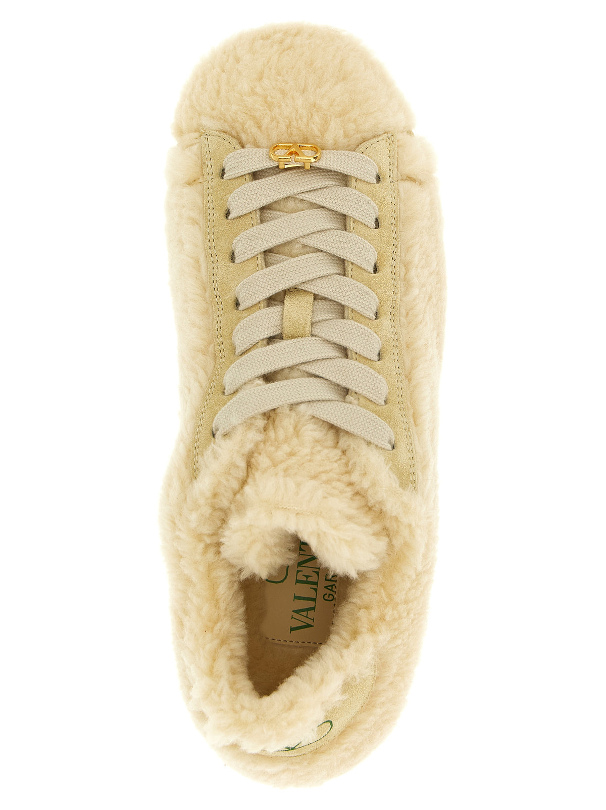 Valentino Garavani Beige Sneakers i Ull