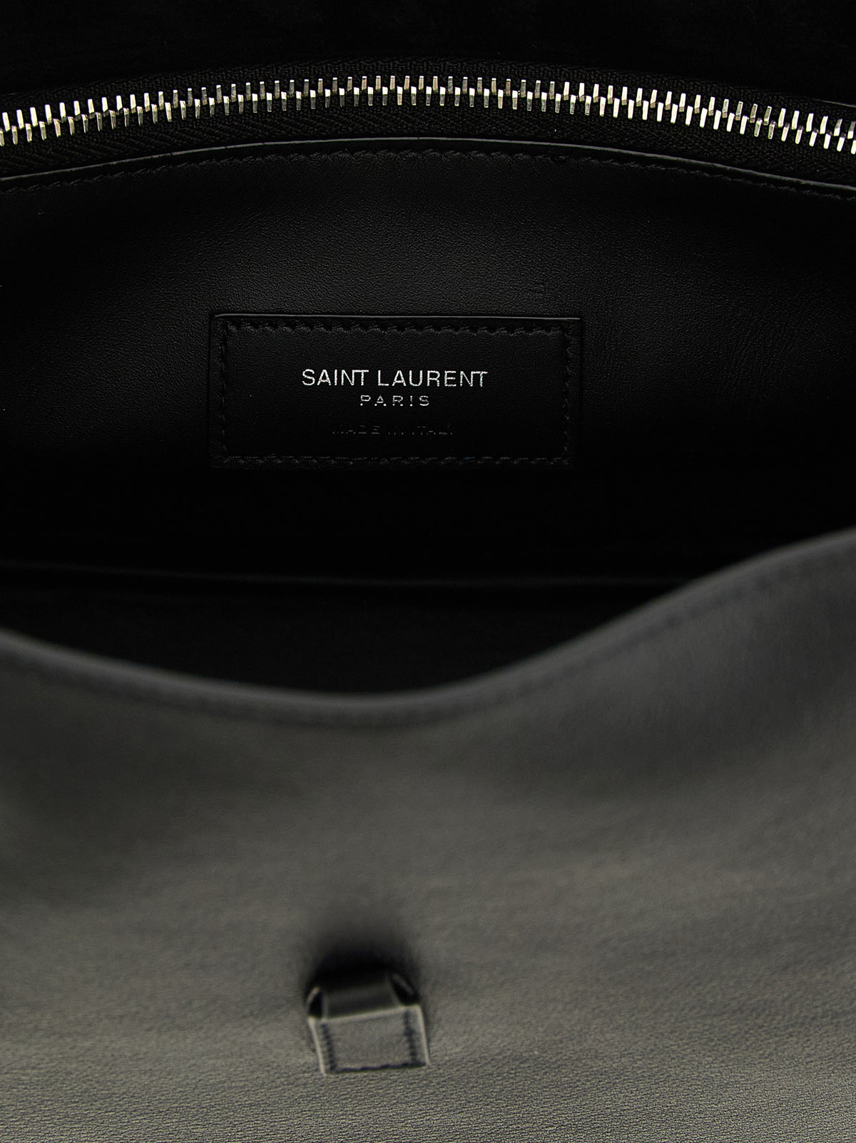 Saint Laurent Black Calfskin Shoulder Bag