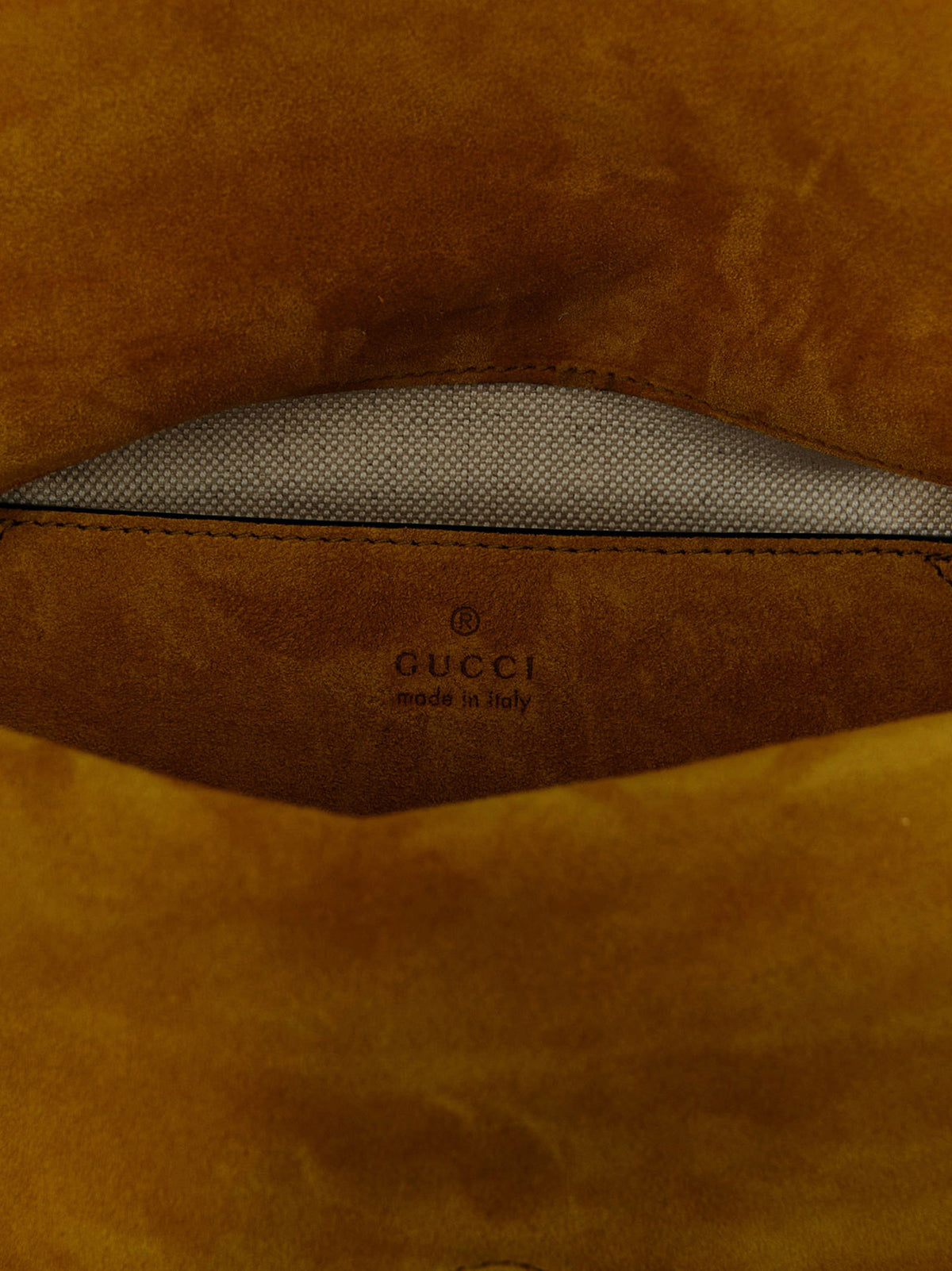 Gucci axelväska i kalvskinn med två färger