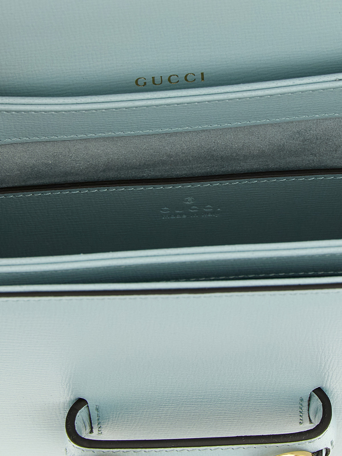 Gucci Axelväska i blått kalvskinn