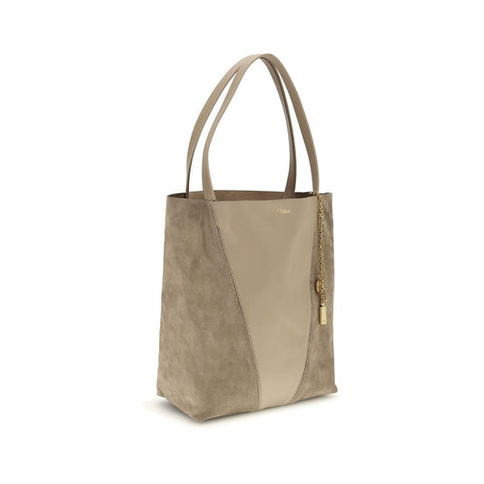 Chloé axelväska i beige kalvskinn Bos Taurus