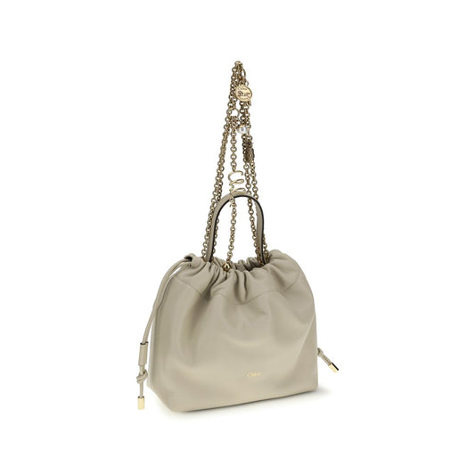 Chloé Beige Lamm Ovis Aries Aries Axelremsväska