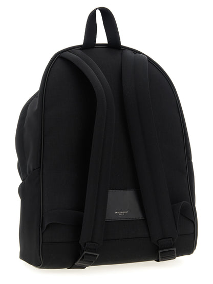 Saint Laurent Black Polyamide Backpack