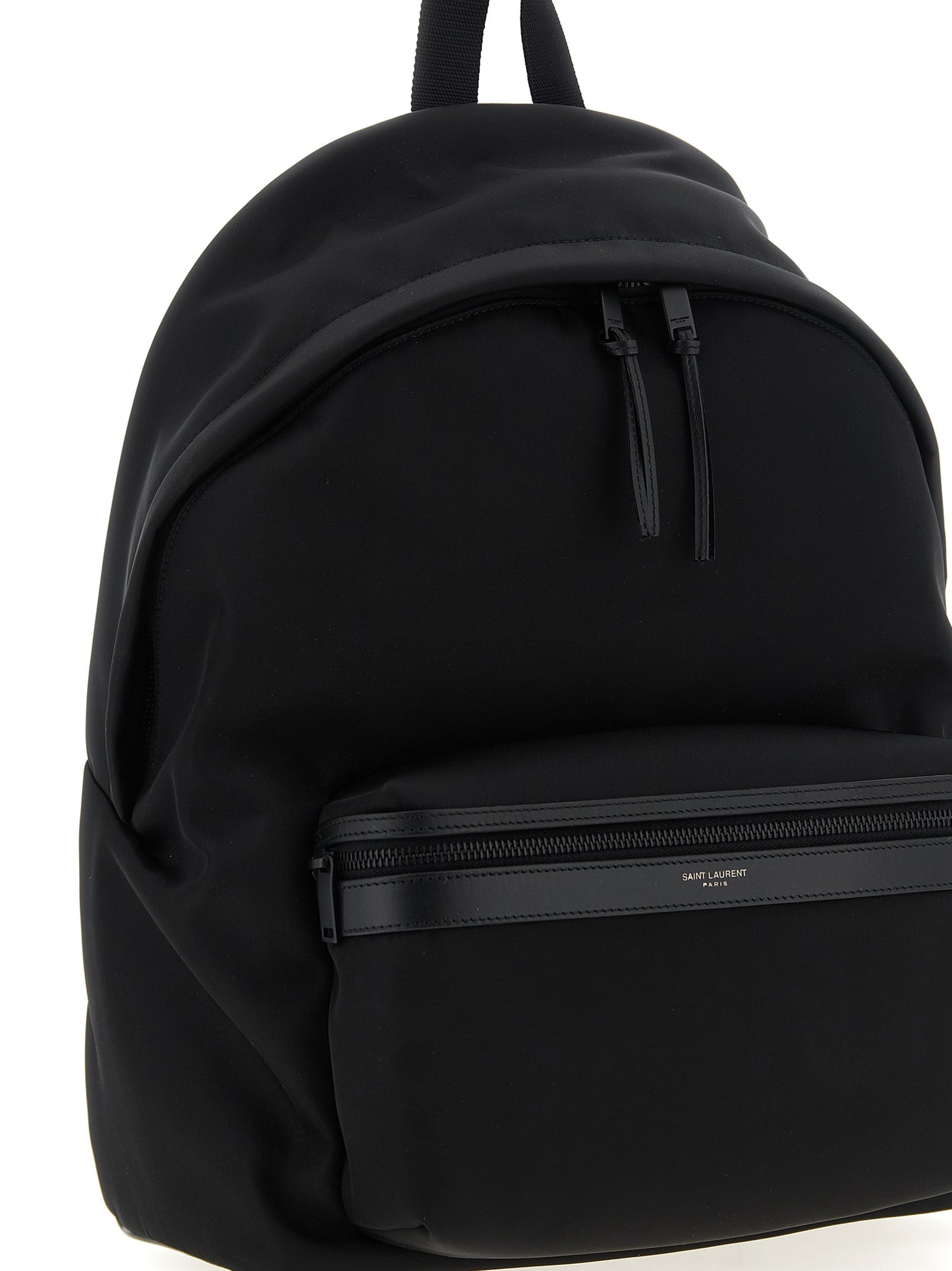 Saint Laurent Black Polyamide Backpack