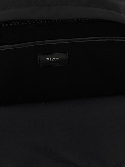 Saint Laurent Black Polyamide Backpack