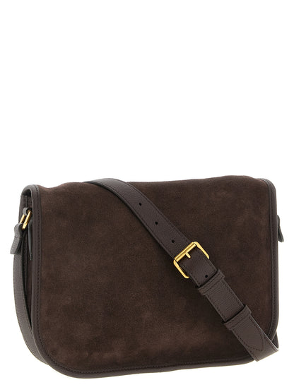 Valentino Garavani Brown Cowhide Crossbody Bag
