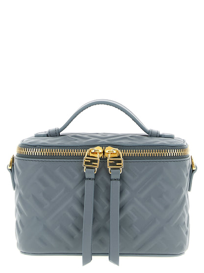 Fendi Blue Lamb Leather Handbag