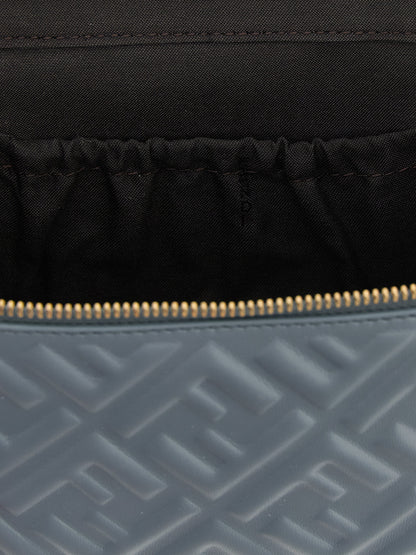 Fendi Blue Lamb Leather Handbag