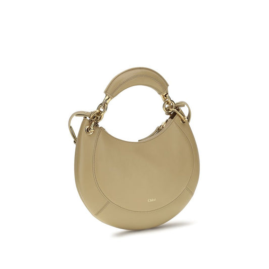 Chloé axelväska i beige kalvskinn Bos Taurus