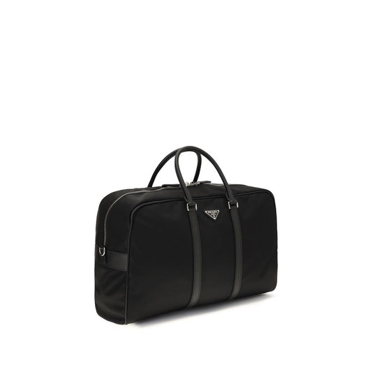 Prada Svart Återvunnen Polyamid Bagage och Resa