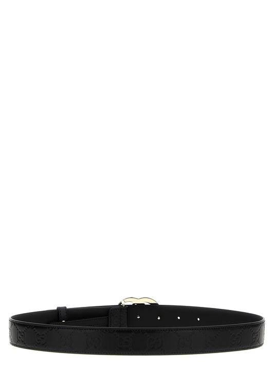 Gucci Black Calfskin Regular Belt