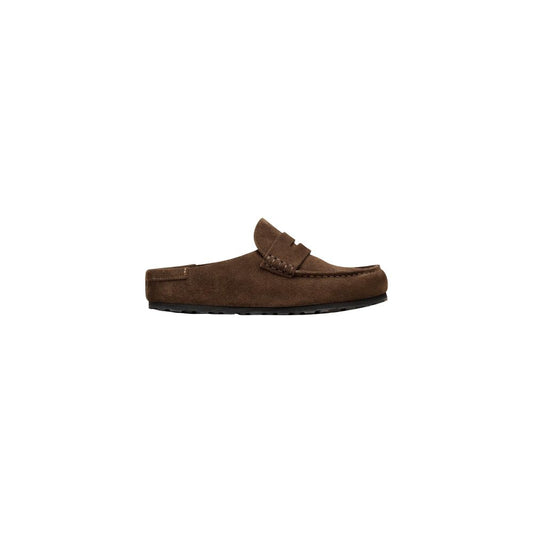 Birkenstock Brown Suede Leather Moccassin