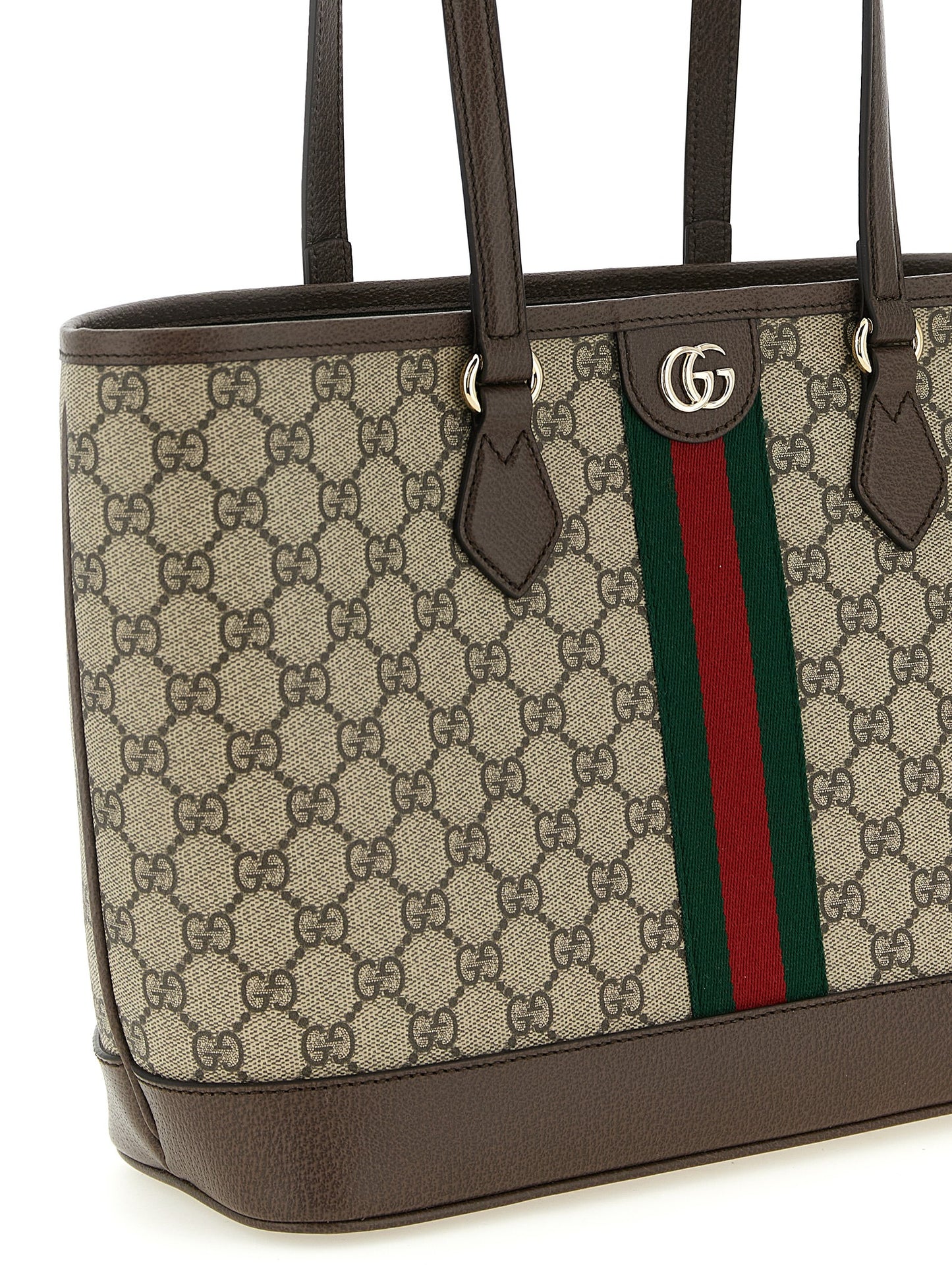 Gucci Brown Polyethylene Tote Bag