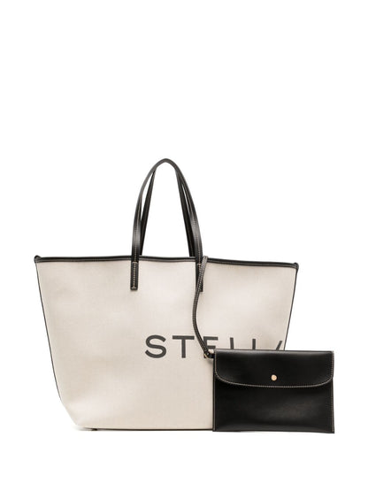 Bolso tote de lona con el logo de Stella McCartney