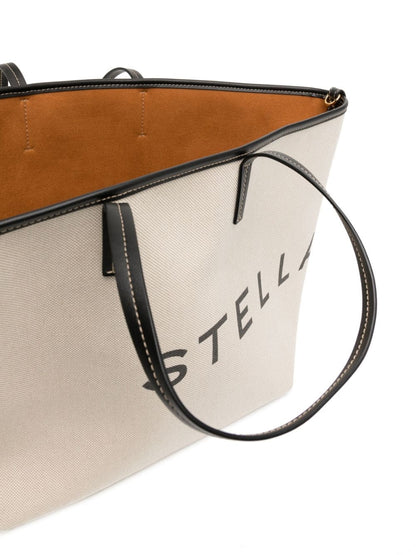 Bolso tote de lona con el logo de Stella McCartney