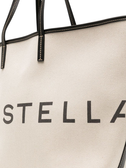 Bolso tote de lona con el logo de Stella McCartney
