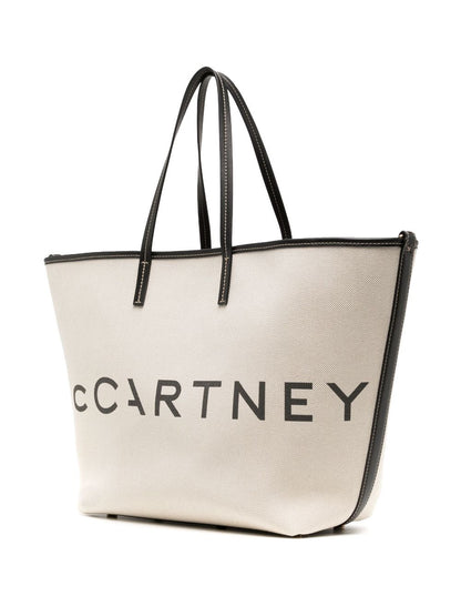 Bolso tote de lona con el logo de Stella McCartney