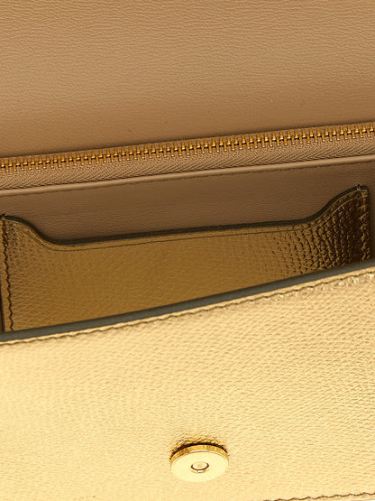 Valentino Garavani Gold Calfskin Crossbody Bag