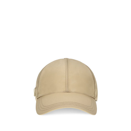 Prada Beige Keps i Polyamid (Baseballkeps)