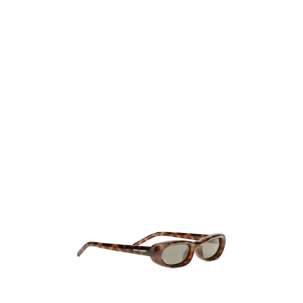 Saint Laurent Solglasögon i Brun Acetat