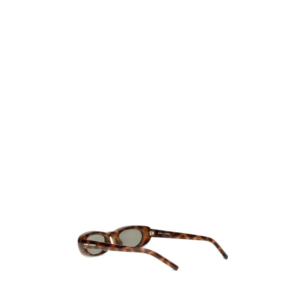 Saint Laurent Solglasögon i Brun Acetat