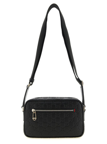 Gucci Black Calfskin Crossbody väska