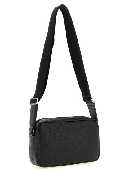 Gucci Black Calfskin Crossbody väska