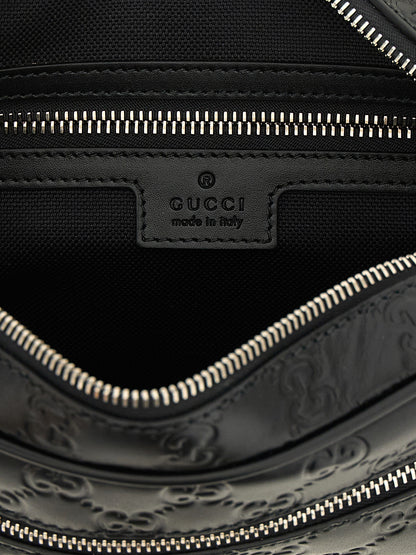 Gucci Black Calfskin Crossbody väska