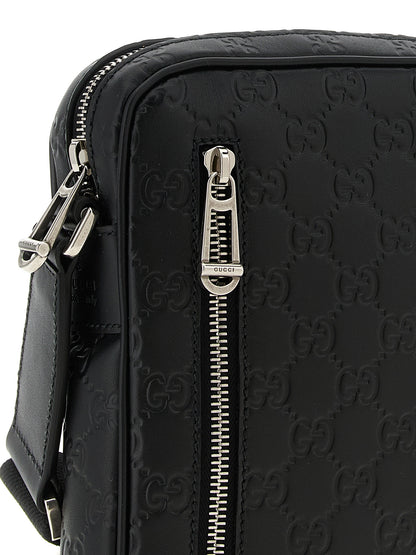 Gucci Black Calfskin Crossbody väska
