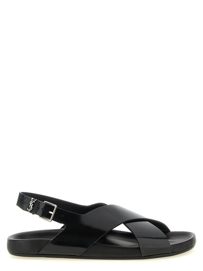 Saint Laurent Black Calfskin Flat