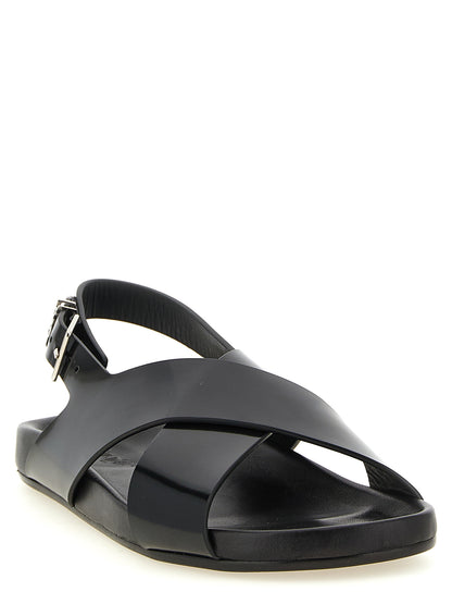 Saint Laurent Black Calfskin Flat