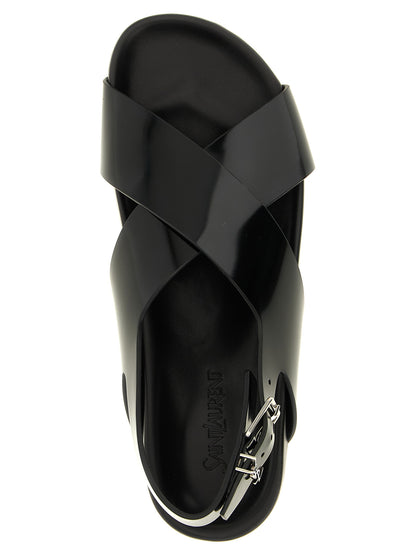 Saint Laurent Black Calfskin Flat