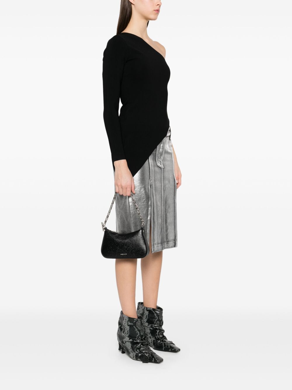 Alexander McQueen Mini T-bar väska