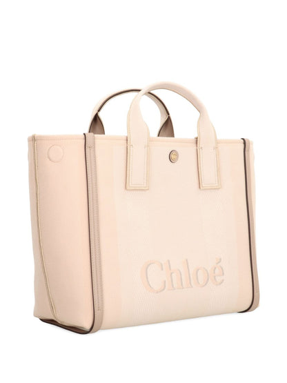 Bolso tote de lona Chloé Carry