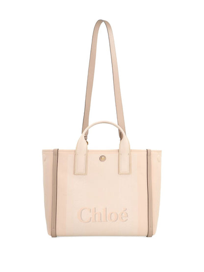 Bolso tote de lona Chloé Carry