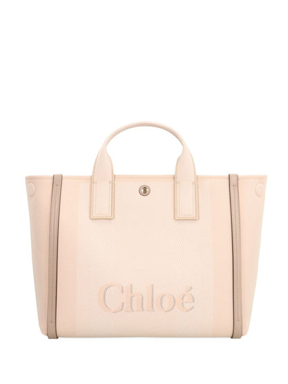 Bolso tote de lona Chloé Carry