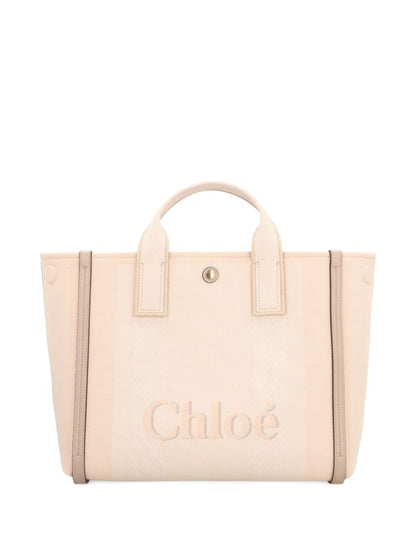 Bolso tote de lona Chloé Carry