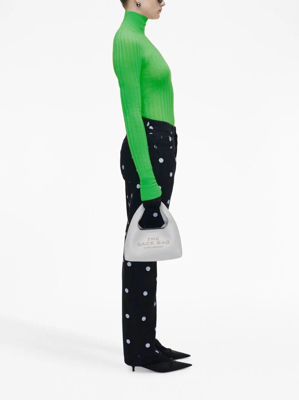 Marc Jacobs The Mini Sack Tote Bag vit