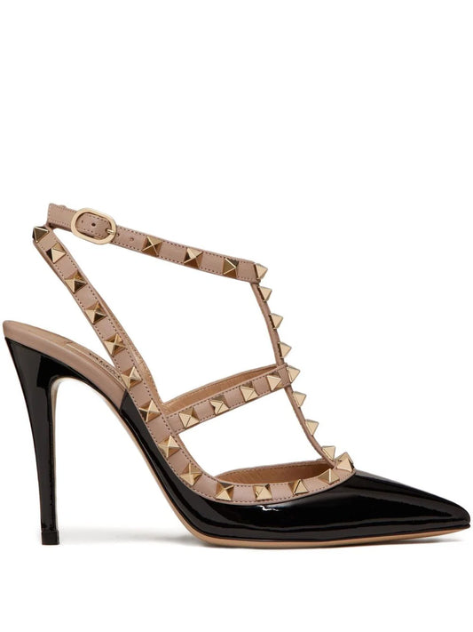 Patent Rockstud Caged svart