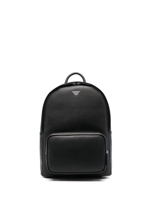 Emporio Armani Läder ryggsäck