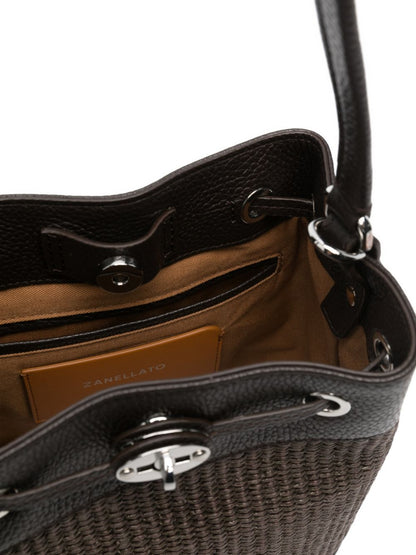 Zanellato Mondà Vimini small bucket bag