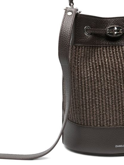 Zanellato Mondà Vimini small bucket bag