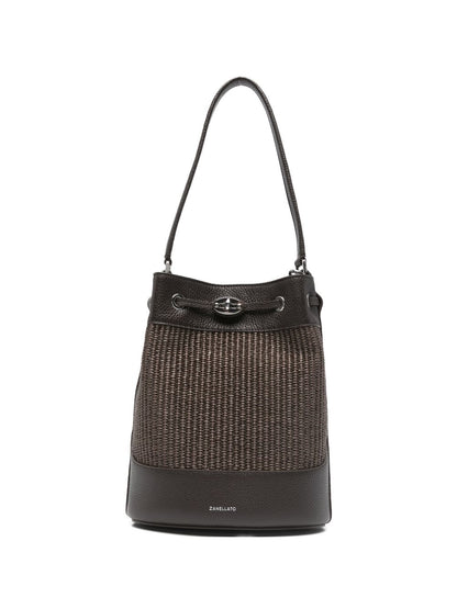 Zanellato Mondà Vimini small bucket bag