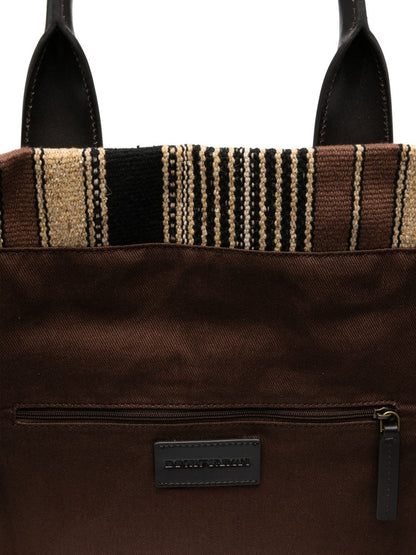 Bolso tote de rayas de Emporio Armani